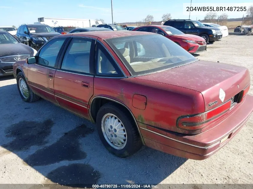 1994 Buick Regal Custom VIN: 2G4WB55L8R1487255 Lot: 40790725