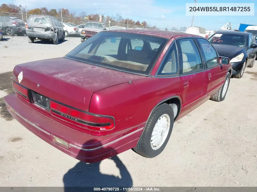 1994 Buick Regal Custom VIN: 2G4WB55L8R1487255 Lot: 40790725