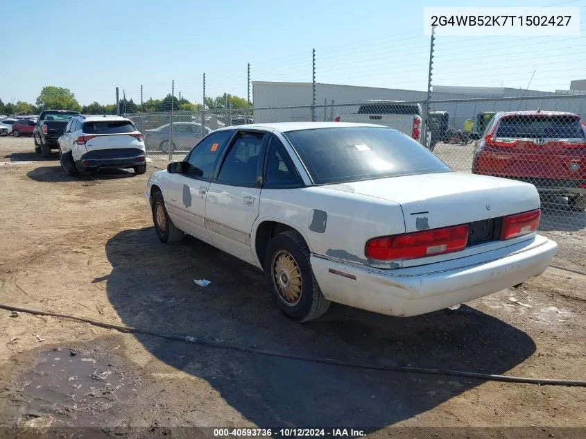 1996 Buick Regal Custom VIN: 2G4WB52K7T1502427 Lot: 40593736