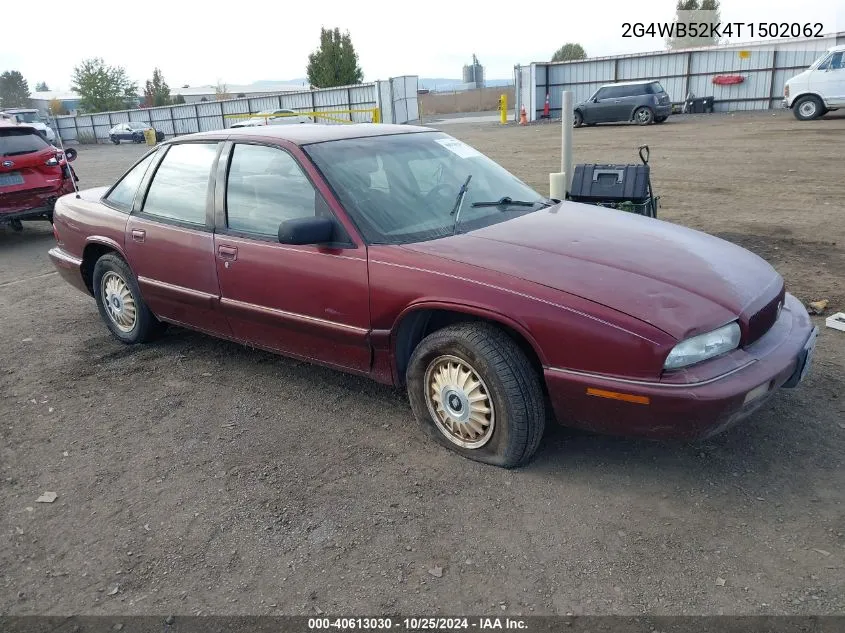 1996 Buick Regal Custom VIN: 2G4WB52K4T1502062 Lot: 40613030