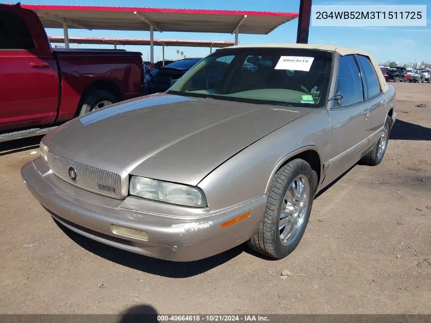 1996 Buick Regal Custom VIN: 2G4WB52M3T1511725 Lot: 40664618