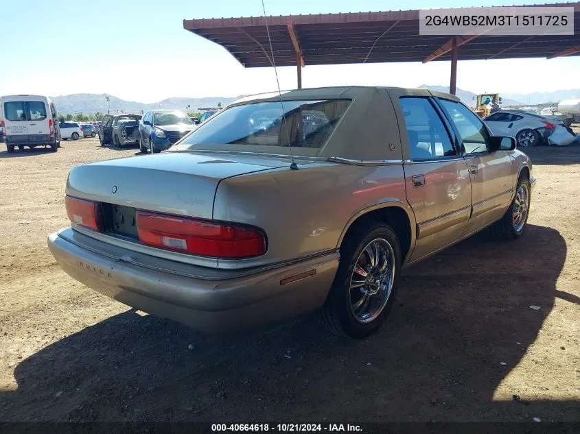 1996 Buick Regal Custom VIN: 2G4WB52M3T1511725 Lot: 40664618