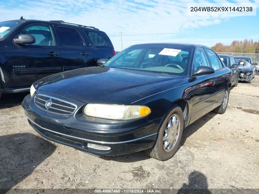 1999 Buick Regal Ls/Lse VIN: 2G4WB52K9X1442138 Lot: 40867460