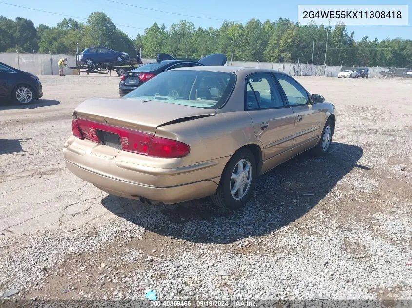 2G4WB55KX11308418 2001 Buick Regal Ls