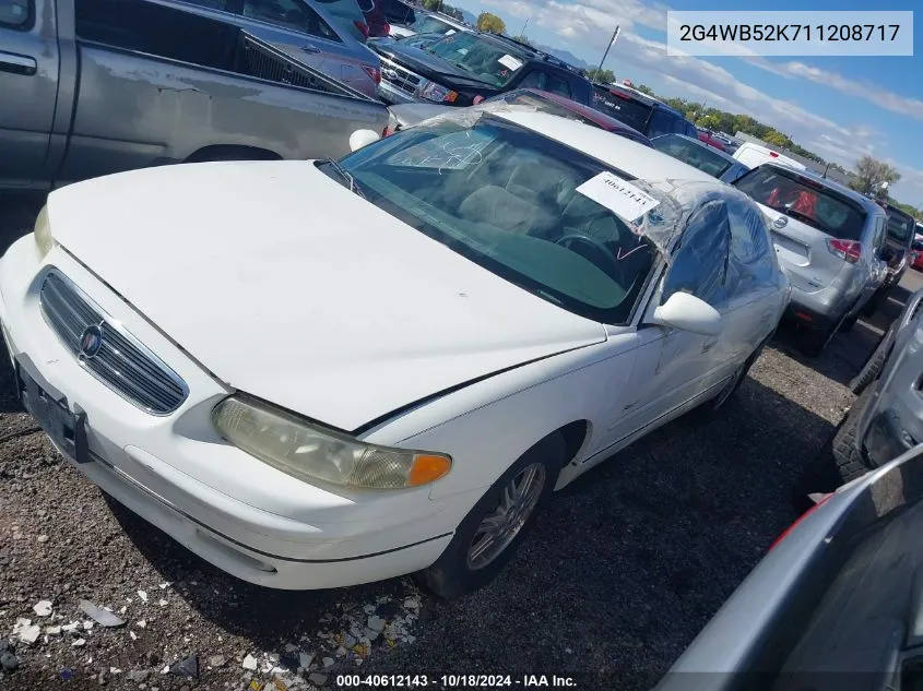 2001 Buick Regal Ls VIN: 2G4WB52K711208717 Lot: 40612143