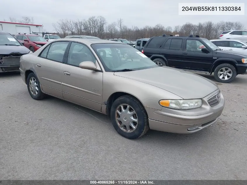 2001 Buick Regal Ls VIN: 2G4WB55K811330384 Lot: 40865265