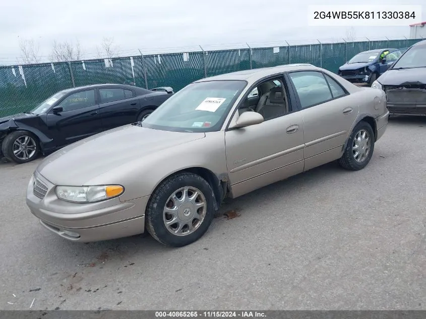 2001 Buick Regal Ls VIN: 2G4WB55K811330384 Lot: 40865265