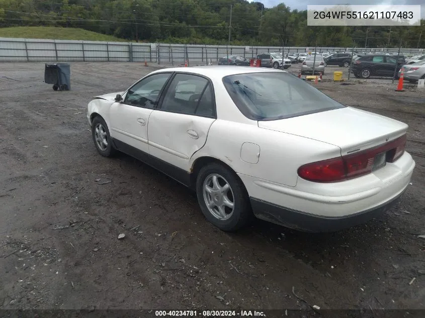 2002 Buick Regal Gs VIN: 2G4WF551621107483 Lot: 40234781