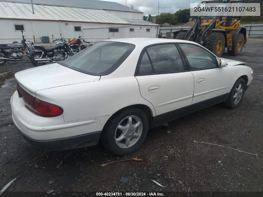 2002 Buick Regal Gs VIN: 2G4WF551621107483 Lot: 40234781