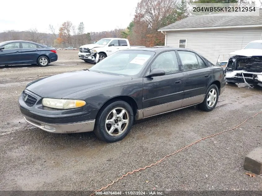 2002 Buick Regal Ls VIN: 2G4WB55K121212954 Lot: 40764848