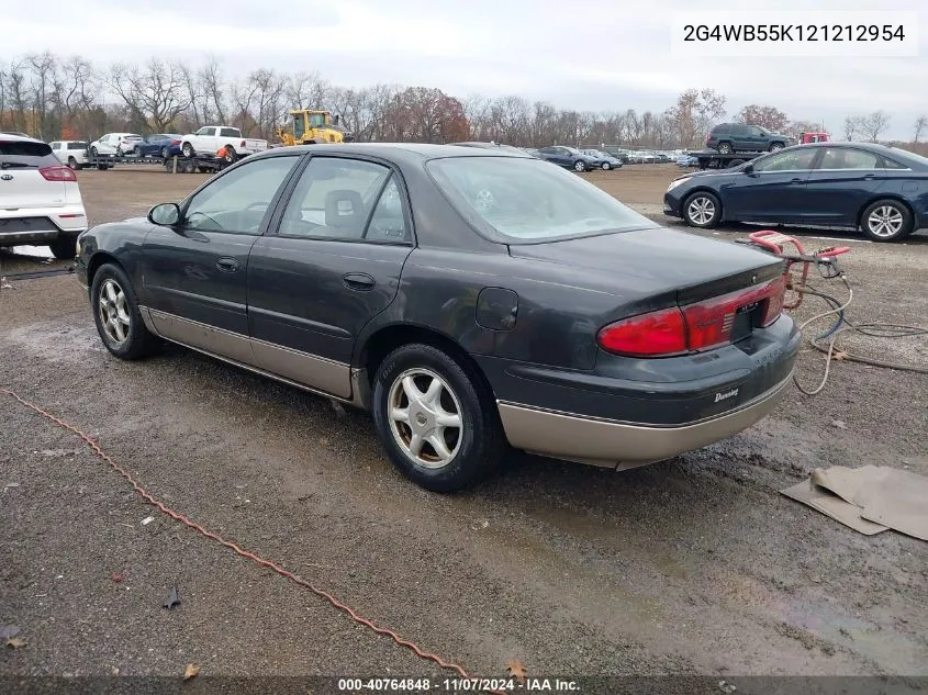 2002 Buick Regal Ls VIN: 2G4WB55K121212954 Lot: 40764848