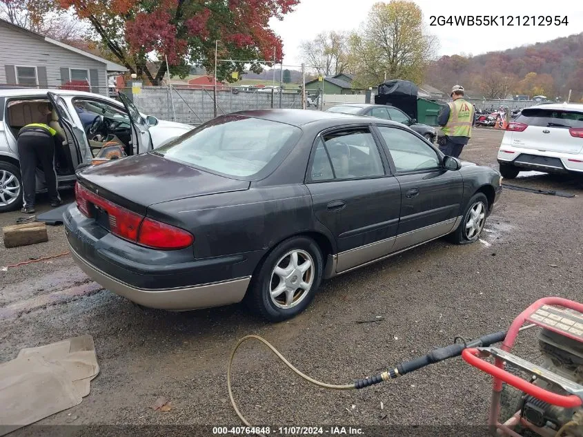 2002 Buick Regal Ls VIN: 2G4WB55K121212954 Lot: 40764848