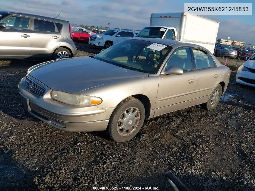 2002 Buick Regal Ls VIN: 2G4WB55K621245853 Lot: 40783525