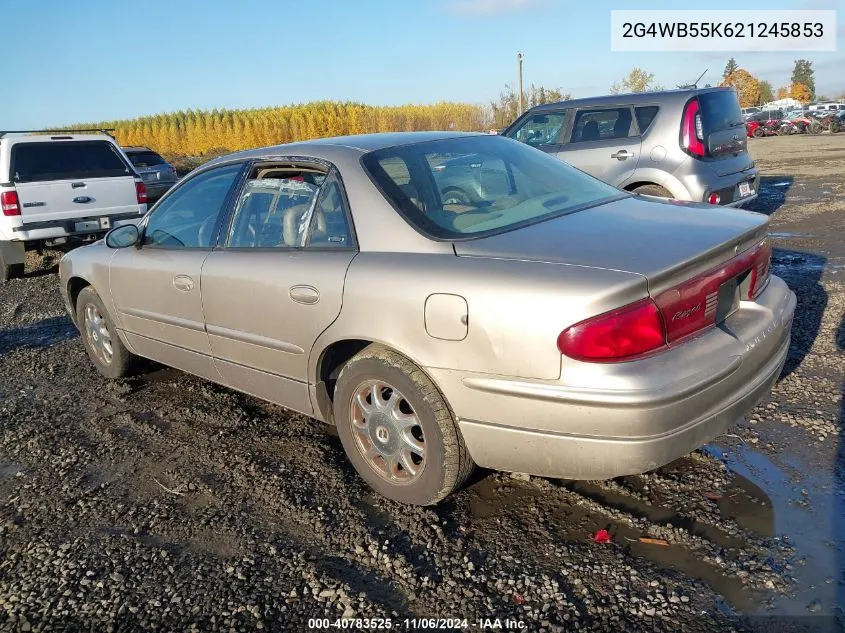 2002 Buick Regal Ls VIN: 2G4WB55K621245853 Lot: 40783525