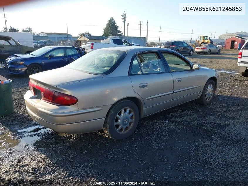 2002 Buick Regal Ls VIN: 2G4WB55K621245853 Lot: 40783525