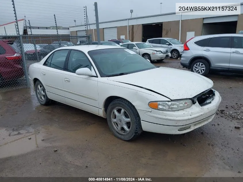 2002 Buick Regal Ls VIN: 2G4WB55KX21157324 Lot: 40814941