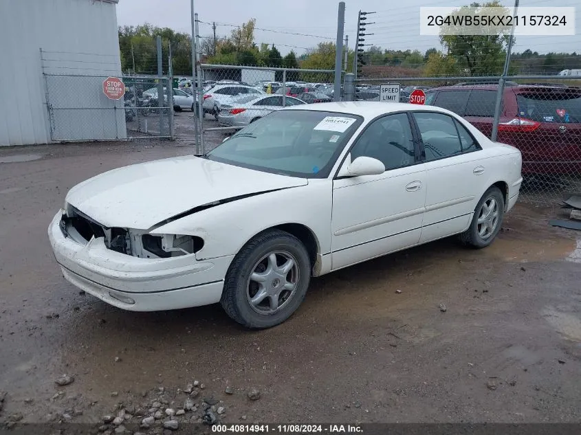 2002 Buick Regal Ls VIN: 2G4WB55KX21157324 Lot: 40814941