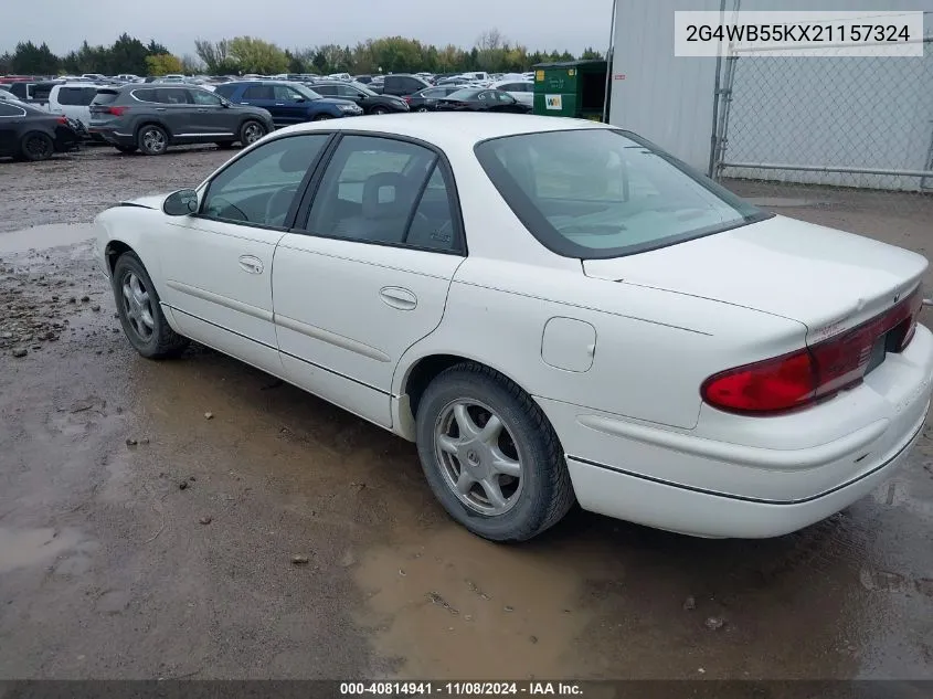 2002 Buick Regal Ls VIN: 2G4WB55KX21157324 Lot: 40814941