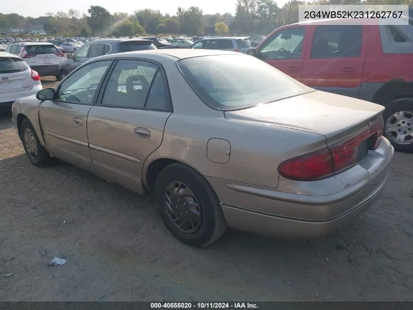 2003 Buick Regal Ls VIN: 2G4WB52K231262767 Lot: 40555020