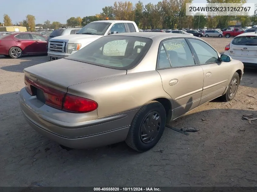 2003 Buick Regal Ls VIN: 2G4WB52K231262767 Lot: 40555020