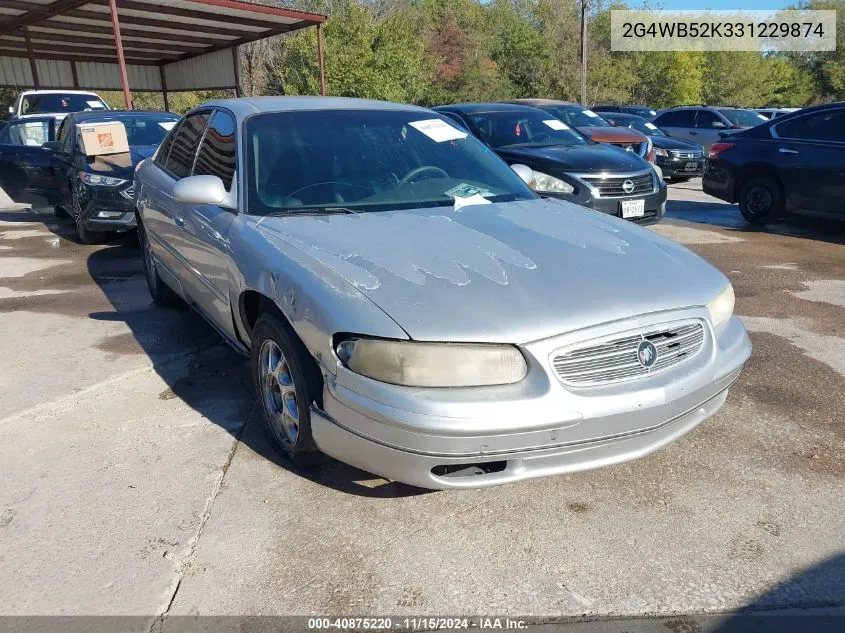 2003 Buick Regal Ls VIN: 2G4WB52K331229874 Lot: 40875220