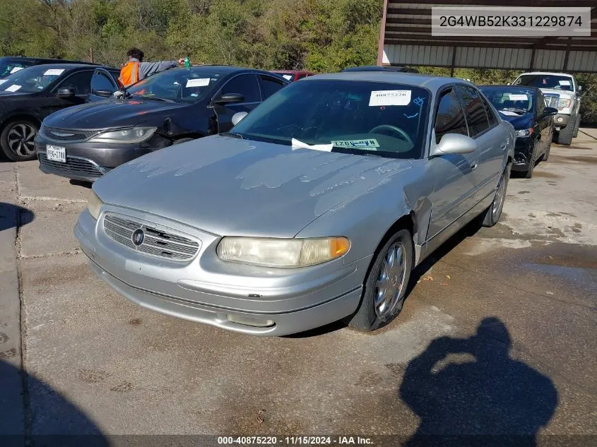 2003 Buick Regal Ls VIN: 2G4WB52K331229874 Lot: 40875220