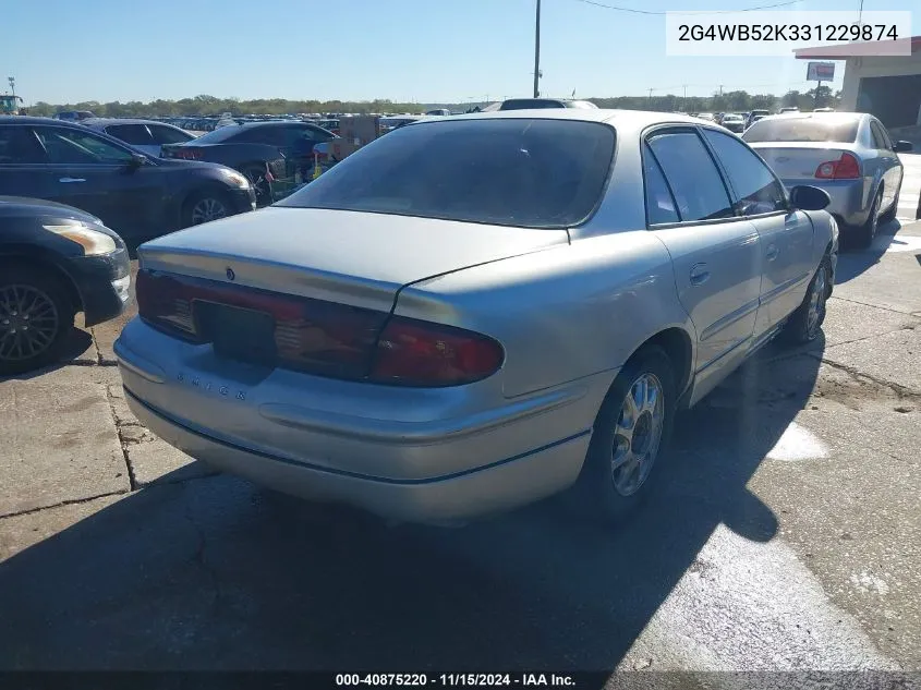 2003 Buick Regal Ls VIN: 2G4WB52K331229874 Lot: 40875220