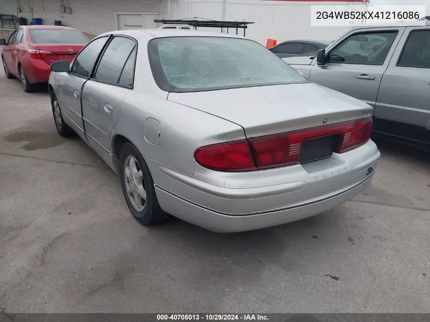 2004 Buick Regal Ls VIN: 2G4WB52KX41216086 Lot: 40705013