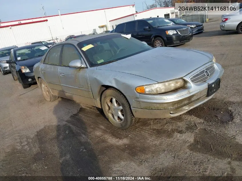 2004 Buick Regal Ls VIN: 2G4WB52K141168106 Lot: 40855788