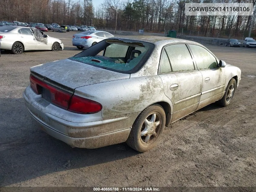 2004 Buick Regal Ls VIN: 2G4WB52K141168106 Lot: 40855788