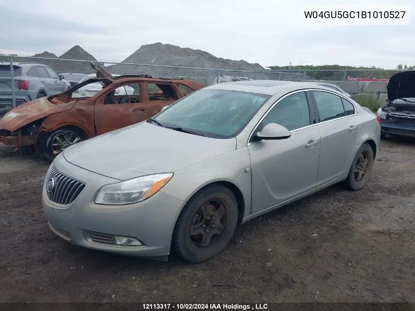 2011 Buick Regal VIN: W04GU5GC1B1010527 Lot: 12113317