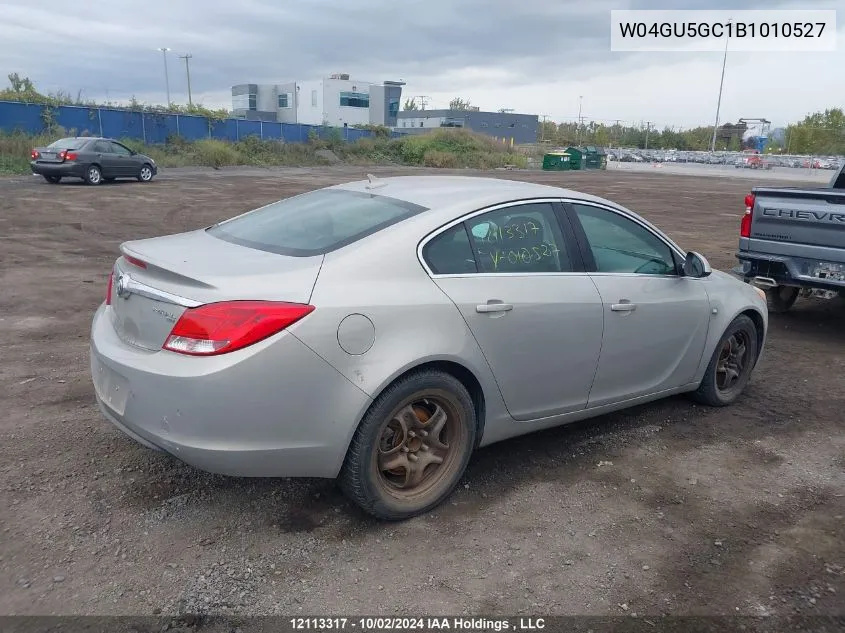 2011 Buick Regal VIN: W04GU5GC1B1010527 Lot: 12113317