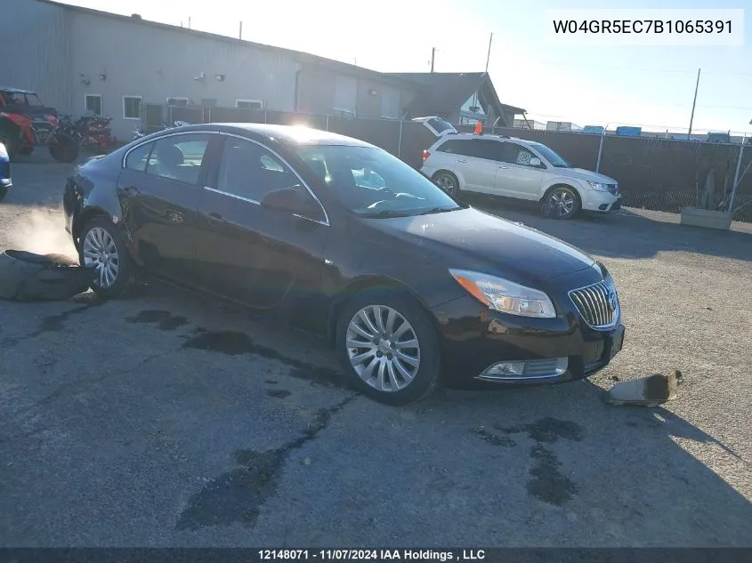 2011 Buick Regal VIN: W04GR5EC7B1065391 Lot: 12148071