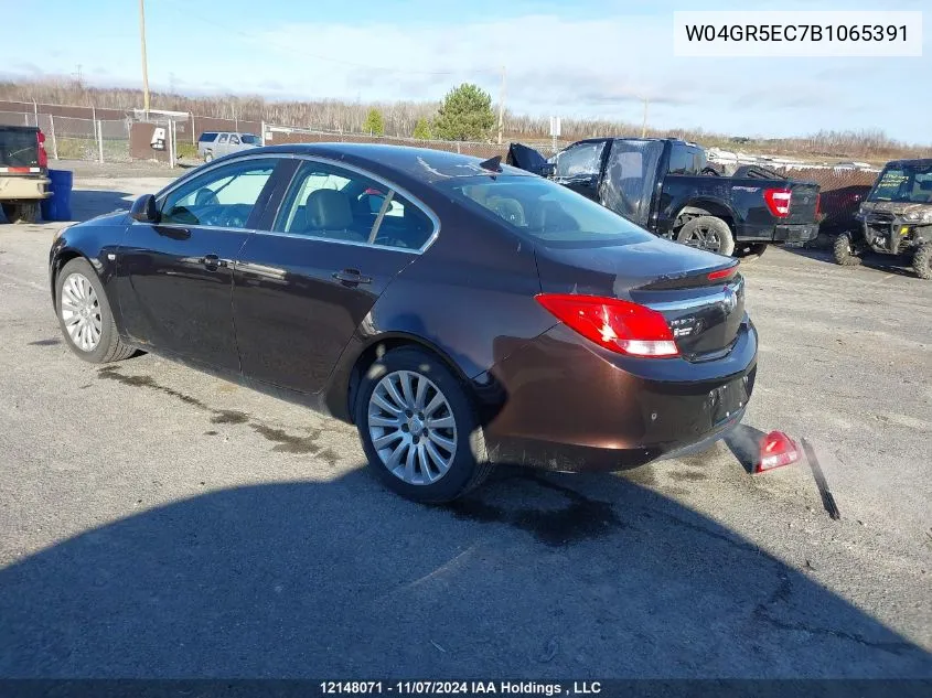 2011 Buick Regal VIN: W04GR5EC7B1065391 Lot: 12148071