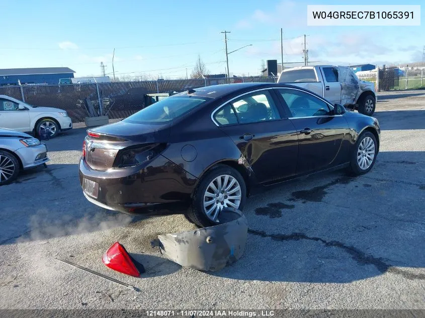 2011 Buick Regal VIN: W04GR5EC7B1065391 Lot: 12148071