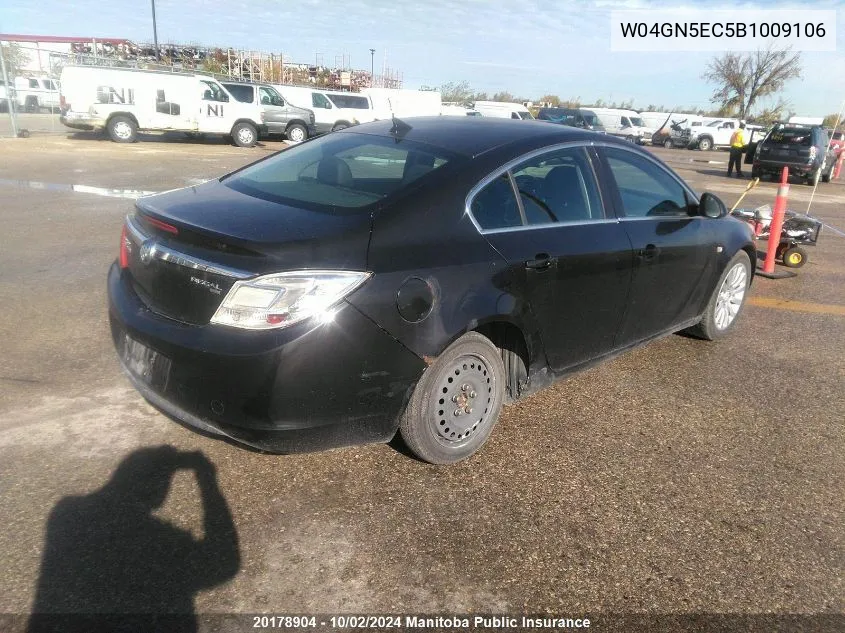 W04GN5EC5B1009106 2011 Buick Regal Cxl