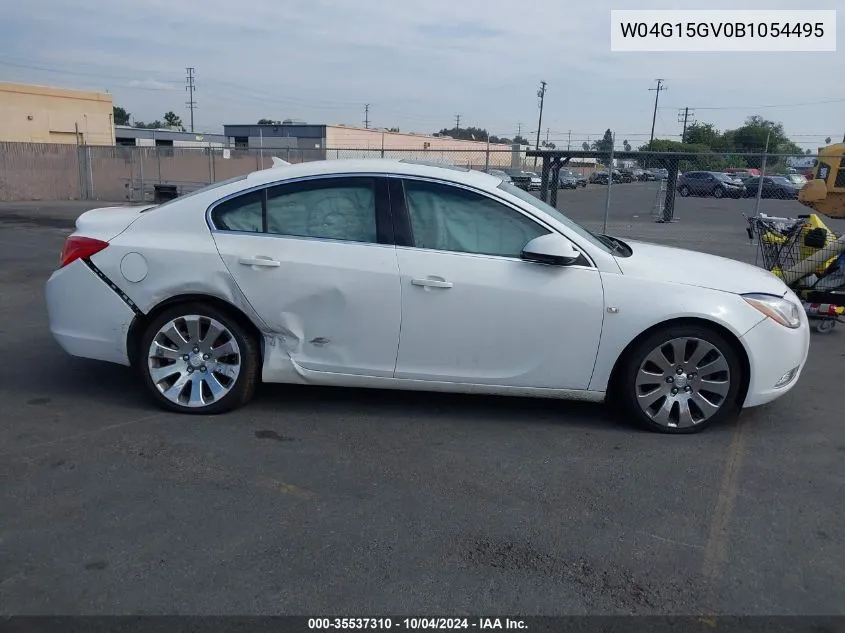 2011 Buick Regal Cxl Turbo Russelsheim VIN: W04G15GV0B1054495 Lot: 35537310