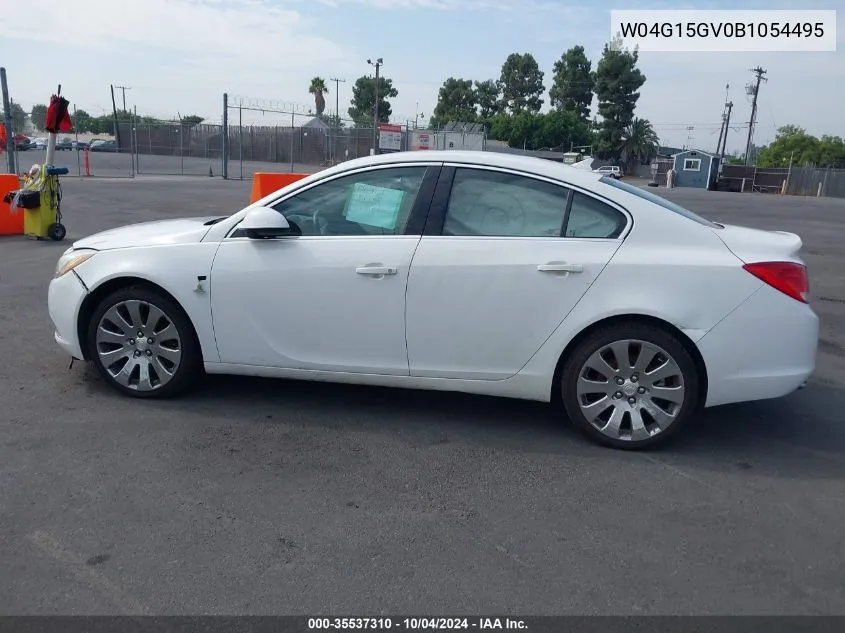 2011 Buick Regal Cxl Turbo Russelsheim VIN: W04G15GV0B1054495 Lot: 35537310