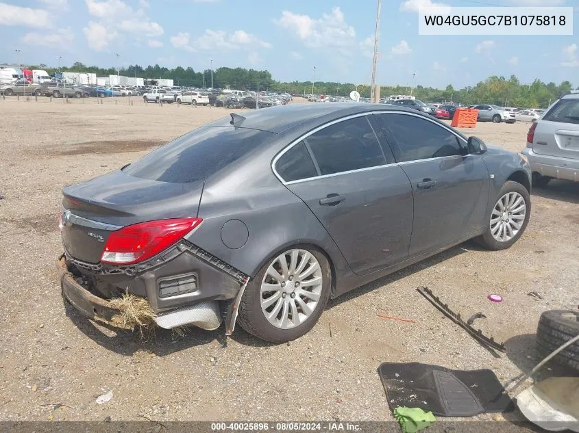 W04GU5GC7B1075818 2011 Buick Regal Cxl Russelsheim