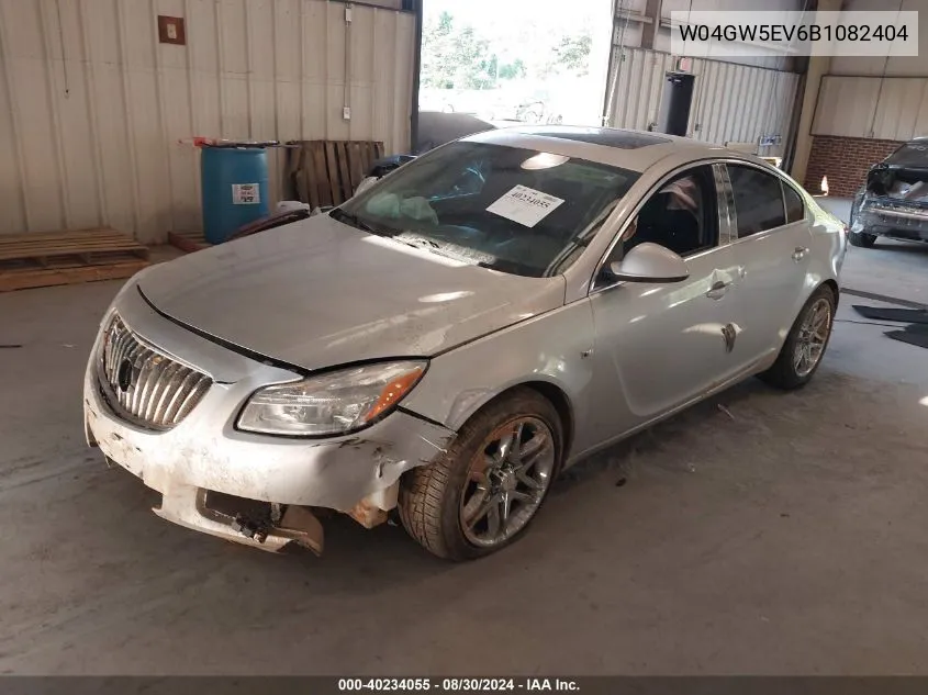 2011 Buick Regal Cxl Turbo Russelsheim VIN: W04GW5EV6B1082404 Lot: 40234055