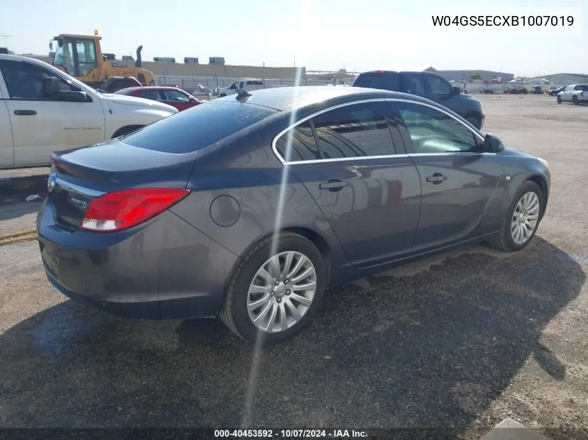 2011 Buick Regal Cxl Russelsheim VIN: W04GS5ECXB1007019 Lot: 40453592