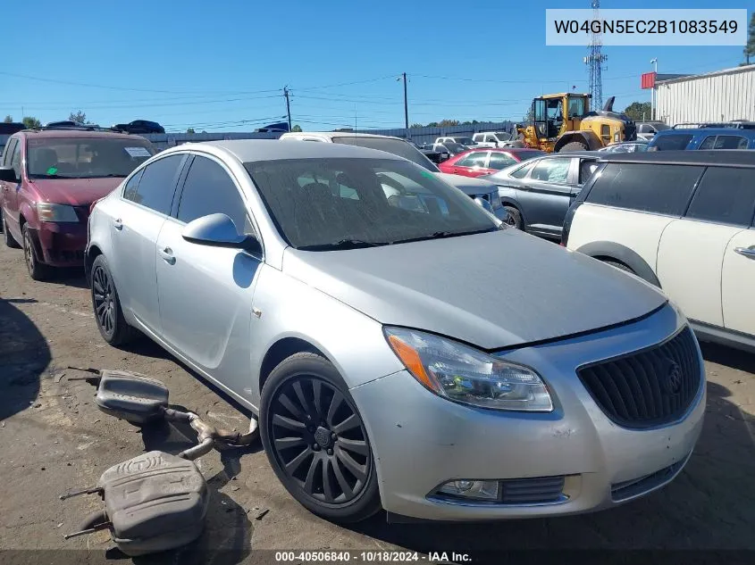 2011 Buick Regal Cxl Russelsheim VIN: W04GN5EC2B1083549 Lot: 40506840