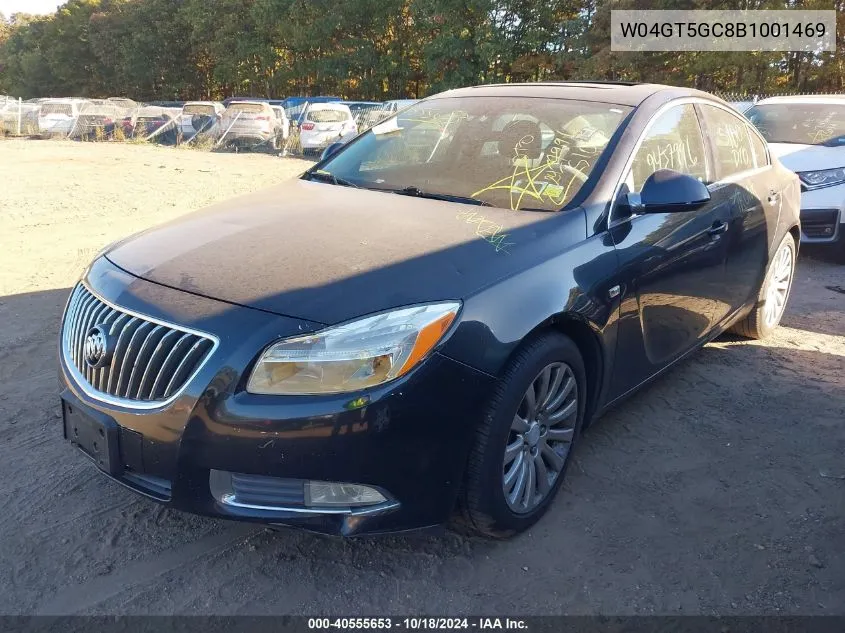 2011 Buick Regal Cxl Russelsheim VIN: W04GT5GC8B1001469 Lot: 40555653