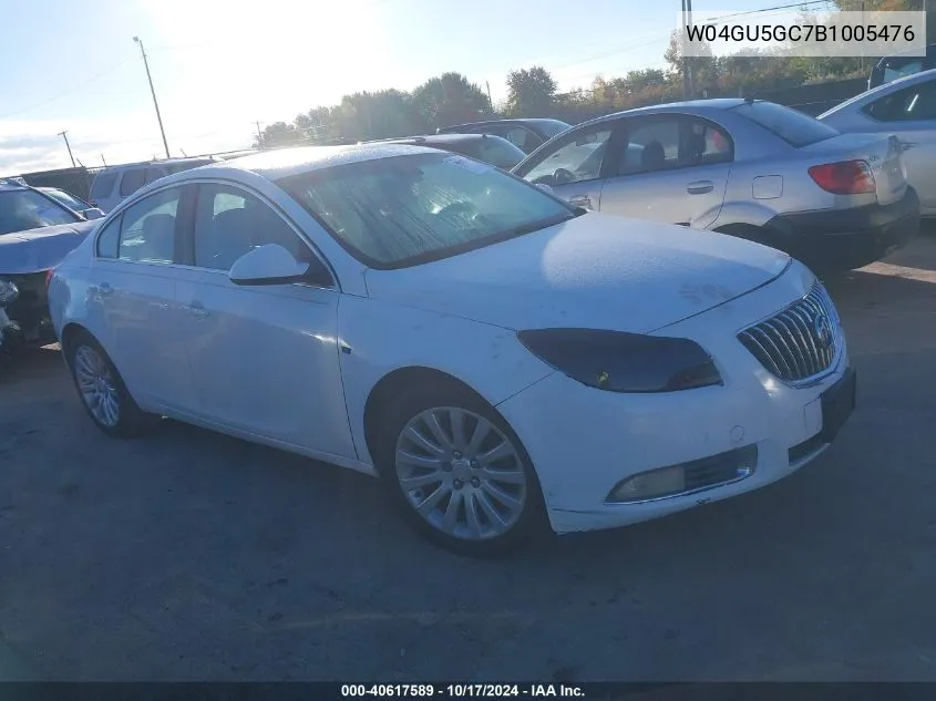 W04GU5GC7B1005476 2011 Buick Regal Cxl Russelsheim