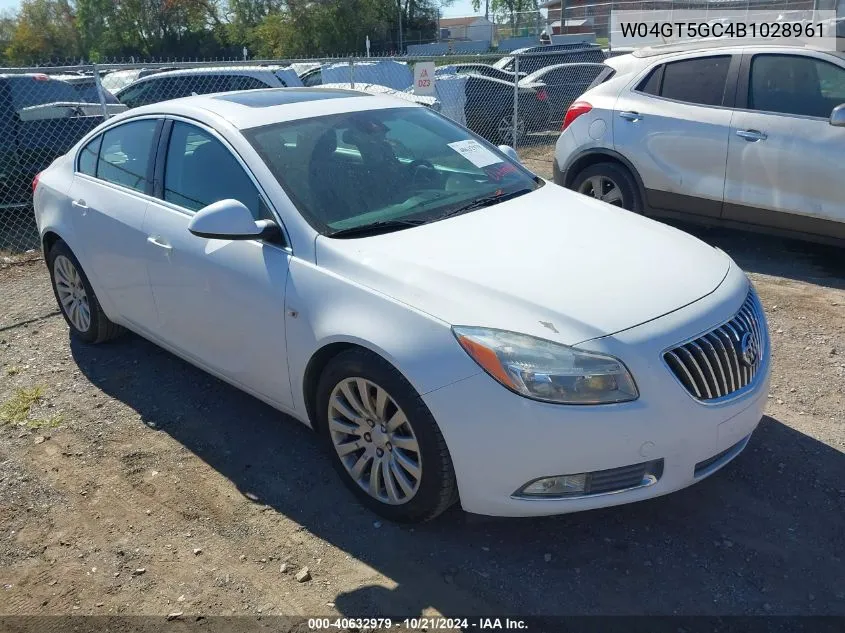 2011 Buick Regal Cxl Russelsheim VIN: W04GT5GC4B1028961 Lot: 40632979