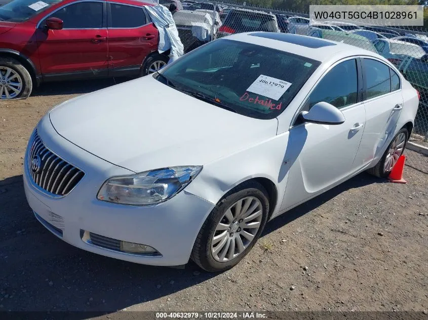 W04GT5GC4B1028961 2011 Buick Regal Cxl Russelsheim