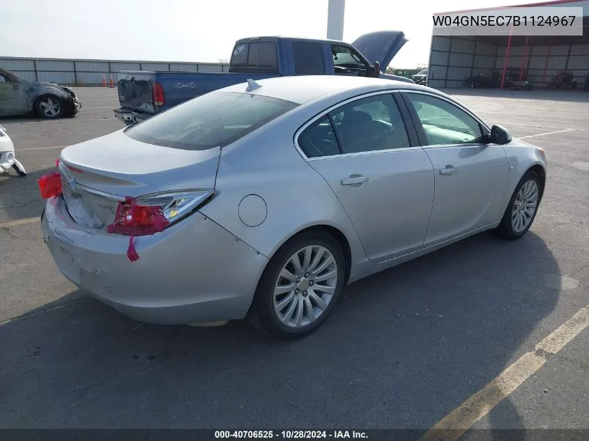 2011 Buick Regal Cxl Russelsheim VIN: W04GN5EC7B1124967 Lot: 40706525