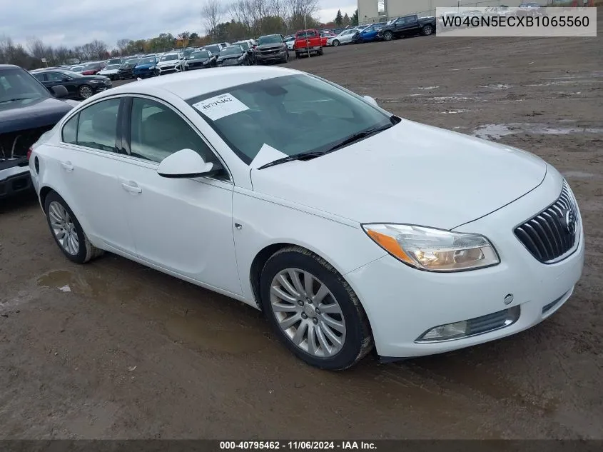 2011 Buick Regal Cxl Russelsheim VIN: W04GN5ECXB1065560 Lot: 40795462