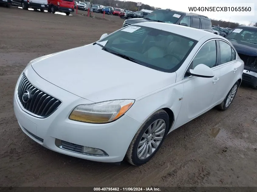 2011 Buick Regal Cxl Russelsheim VIN: W04GN5ECXB1065560 Lot: 40795462