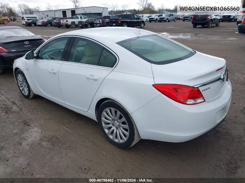 2011 Buick Regal Cxl Russelsheim VIN: W04GN5ECXB1065560 Lot: 40795462